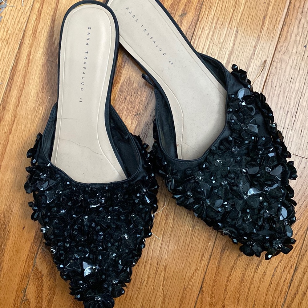 Zara dressy slides